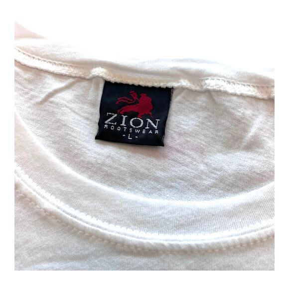 NEW Bob Marley Graphic T SHIRT LG TEE Juniors 100% Cotton One Love Feel Alright - Picture 5 of 8